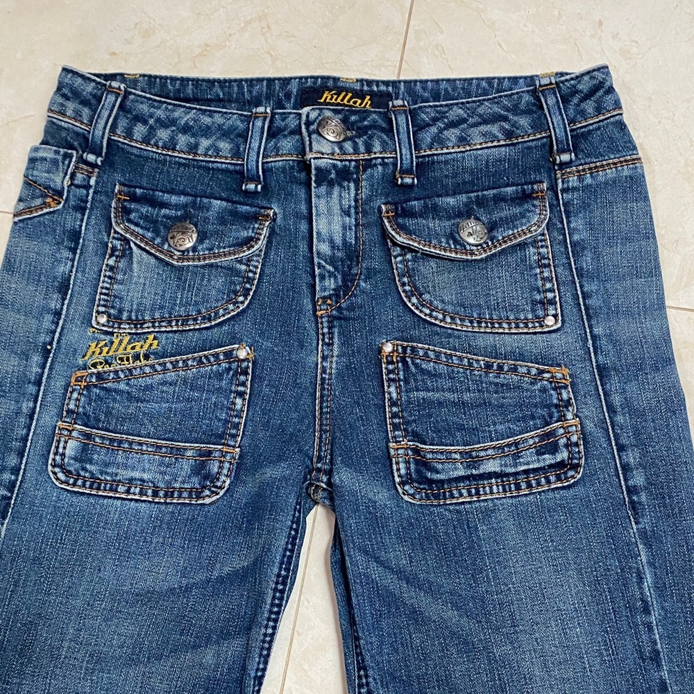 Vintage Killah Miss Sixty Rag Flake Winnie Trousers Jeans 29 Flare